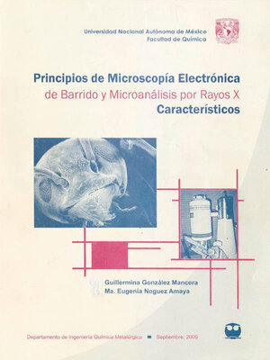 cover image of Principios de microscopía electrónica de barrido y microanálisis por rayos X característicos